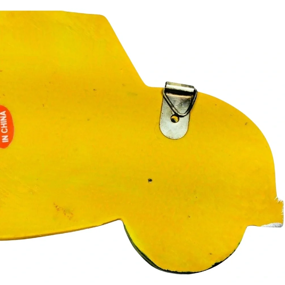Yellow Taxi Cab Dog Puppy Leash Holder Key Hooks 7.5